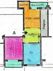 Foto Appartamento di 70 m con 3 locali in vendita a Asti